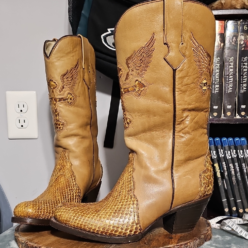 Brown Western Leather Boots